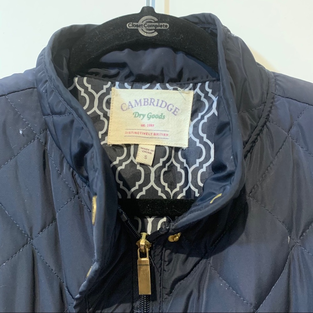 Sz. Small Cambridge Dry Goods Navy Vest - Picture 5 of 5